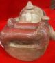 Inca Treasures Pre Columbian Pottery Whistle Figure Artifact,  Shaman Ecuador Coa The Americas photo 6