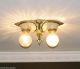 { Amazing} Vintage 20 - 30 ' S Ceiling Light Lamp Fixture Polychrome 3 Available Chandeliers, Fixtures, Sconces photo 3