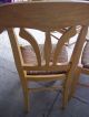 Vintage Set Of 4 Ratton/wicker/bamboo Wooden Chairs Ohio Pickup Post-1950 photo 4