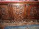 Antique Sideboard,  Highly Carved,  Religious Images,  Late 1800 ' S Early 1900 ' S 1800-1899 photo 3