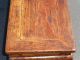 Asian Bench Vintage Oriental Style Wood Bench Stool Post-1950 photo 10