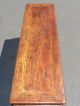 Asian Bench Vintage Oriental Style Wood Bench Stool Post-1950 photo 4