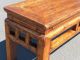 Asian Bench Vintage Oriental Style Wood Bench Stool Post-1950 photo 7