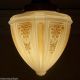 ((stylish))  Vintage 30 - 40 ' S Ceiling Light Lamp Fixture Porch Chandeliers, Fixtures, Sconces photo 2