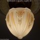 ((stylish))  Vintage 30 - 40 ' S Ceiling Light Lamp Fixture Porch Chandeliers, Fixtures, Sconces photo 3