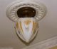 ((stylish))  Vintage 30 - 40 ' S Ceiling Light Lamp Fixture Porch Chandeliers, Fixtures, Sconces photo 4