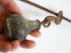 Antique Leather Necklace Festive Beady Knight Ottoman Empire Bronze Bells Primitives photo 9