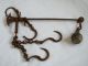 Antique Leather Necklace Festive Beady Knight Ottoman Empire Bronze Bells Primitives photo 2