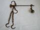 Antique Leather Necklace Festive Beady Knight Ottoman Empire Bronze Bells Primitives photo 3
