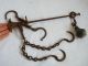 Antique Leather Necklace Festive Beady Knight Ottoman Empire Bronze Bells Primitives photo 7