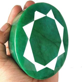 3695 Cts Certified Finest Green 100% Natural Emerald Rare Museum Size Gemstone photo