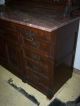 7227 Antique Eastlake Walnut Sideboard With Marble Top 1800-1899 photo 4