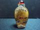 Maneki Neko Cat Antique Reverse Inside Handpainted Glass W/silver Snuff Bottle Snuff Bottles photo 2
