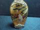 Maneki Neko Cat Antique Reverse Inside Handpainted Glass W/silver Snuff Bottle Snuff Bottles photo 6