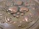 Antique Arts & Crafts Copper Repousse Fruit Bowl Embossed Most Likely French Arts & Crafts Movement photo 5