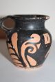 Quality Ancient Greek Satyr Red Figure Pottery Olpe Wine Cup 4th Century Bc Greek photo 2