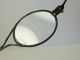 Unusual Early Antique Metal Spectacles Eyeglasses Movable Adjustable Ear Piece Optical photo 10