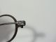 Unusual Early Antique Metal Spectacles Eyeglasses Movable Adjustable Ear Piece Optical photo 5