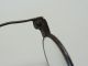 Unusual Early Antique Metal Spectacles Eyeglasses Movable Adjustable Ear Piece Optical photo 6