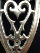 Brass English Miniature Sadiron Trivet With Heart Design Trivets photo 1