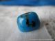 1451 – Lovely Blue Leo Popper Antique Glass Button With Goldstone & Other Colors Buttons photo 5