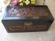 Antique Vintage Asian Ornate Hand Carved Solid Wood Chest Trunk Decor Cedar Chests photo 1