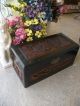 Antique Vintage Asian Ornate Hand Carved Solid Wood Chest Trunk Decor Cedar Chests photo 2