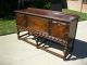 Gorgeous Vintage Spanish Revival Ornate Buffet Sideboard Credenza Post-1950 photo 9