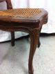 1950 ' S Queen Anne Style Walnut Wicker Empire Chair Hand Woven Local P/u Only 1900-1950 photo 10