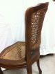 1950 ' S Queen Anne Style Walnut Wicker Empire Chair Hand Woven Local P/u Only 1900-1950 photo 4