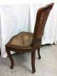 1950 ' S Queen Anne Style Walnut Wicker Empire Chair Hand Woven Local P/u Only 1900-1950 photo 5