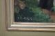 Antique Frank C.  Kirk American Rockport Landscape Oil Painting A&c Carved Frame Arts & Crafts Movement photo 3