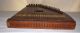 Antique Zither Lap Harp The Bell Harp Co.  4592,  Signed On Back Evelyn Pope ' 84 String photo 5