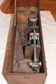 Vintage 1900 W & L.  E.  Gurley Field Minors Scale In Had Wood Box With Weights Scales photo 2