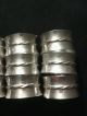 Towle Sterling Silver Flutes 925 Twelve (12) Napkin Ring Holders 102 Exc Nr Napkin Rings & Clips photo 1