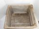 Old Wooden Slat Orchard / Fruit Crate W/ Triangle Wood Corners Boxes photo 3