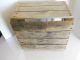 Old Wooden Slat Orchard / Fruit Crate W/ Triangle Wood Corners Boxes photo 7
