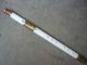 Collectable Handwork Carve Natural White Jade Long Flute Inlay Dragon Phoenix Other photo 2