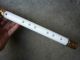 Collectable Handwork Carve Natural White Jade Long Flute Inlay Dragon Phoenix Other photo 4