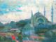 Orientalist Painting Of Istanbul Constantinople Turkey The Golden Horn 9 