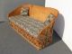Unique Vintage Southwestern Style Rustic Sofa Leather Route 66 Fabric Cabin Post-1950 photo 2