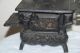 Antique Old Metal Cast Iron Rescent Miniature Salesmans Sample Stove Pans Pots Stoves photo 1