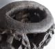 Antique African Mask - Carved Wood,  Painted Black - Large - 18.  5 