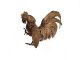 Antique Patina Brass Fighting Rooster Figurines Sculptures & Statues photo 4