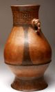 Huge Inca Treasures Pre Columbian Polychrome Nicoyan Urn,  Pottery Art Coa The Americas photo 1