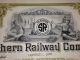 Southern Railroad Company Stock Certificate G8 Rr Collectible 4 Framing The Americas photo 1