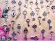 New Silver Skeleton Keys Beads Charm Antique Vintage Look Steampunk Wedding L10 Locks & Keys photo 5