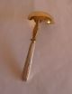 Antique French Sterling Silver Handle Berry Spoon/short Ladle Art Deco photo 3