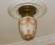 {{ }} Vintage 20 - 30 ' S Ceiling Light Lamp Fixture Porch Chandeliers, Fixtures, Sconces photo 5