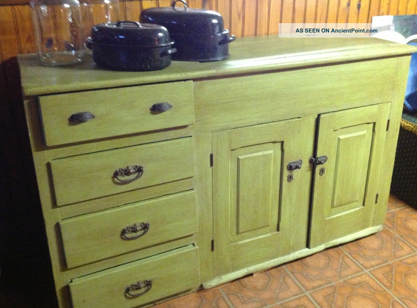 Antique Rustic Dry Sink Built By Noted Pennsylvania Craftsman In The 1880 ' S. 1800-1899 photo